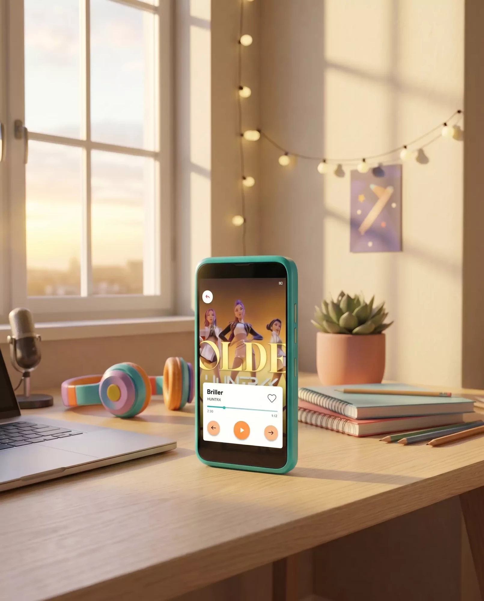 Streamy kids le baladeur audio posé sur une table